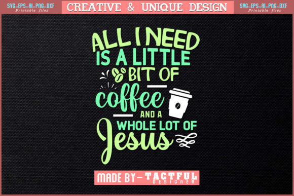 Coffee Typographic Quotes Design SVG PNG Graphics & Print Templates