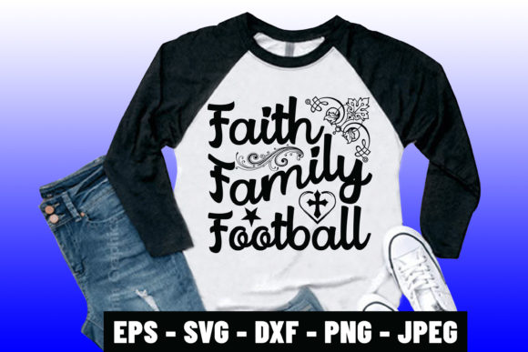 Faith Family Football Graphics & Print Templates Review