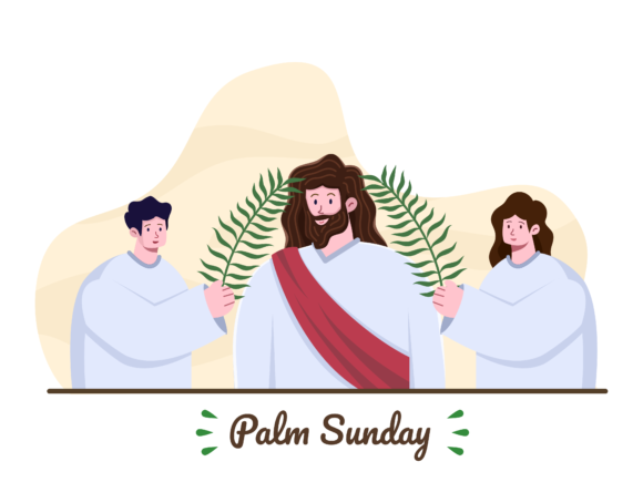 Palm Sunday Vector Illustration: Graphics Review